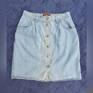 FADED GLORY Denim Jean Skirt. (Size 10)